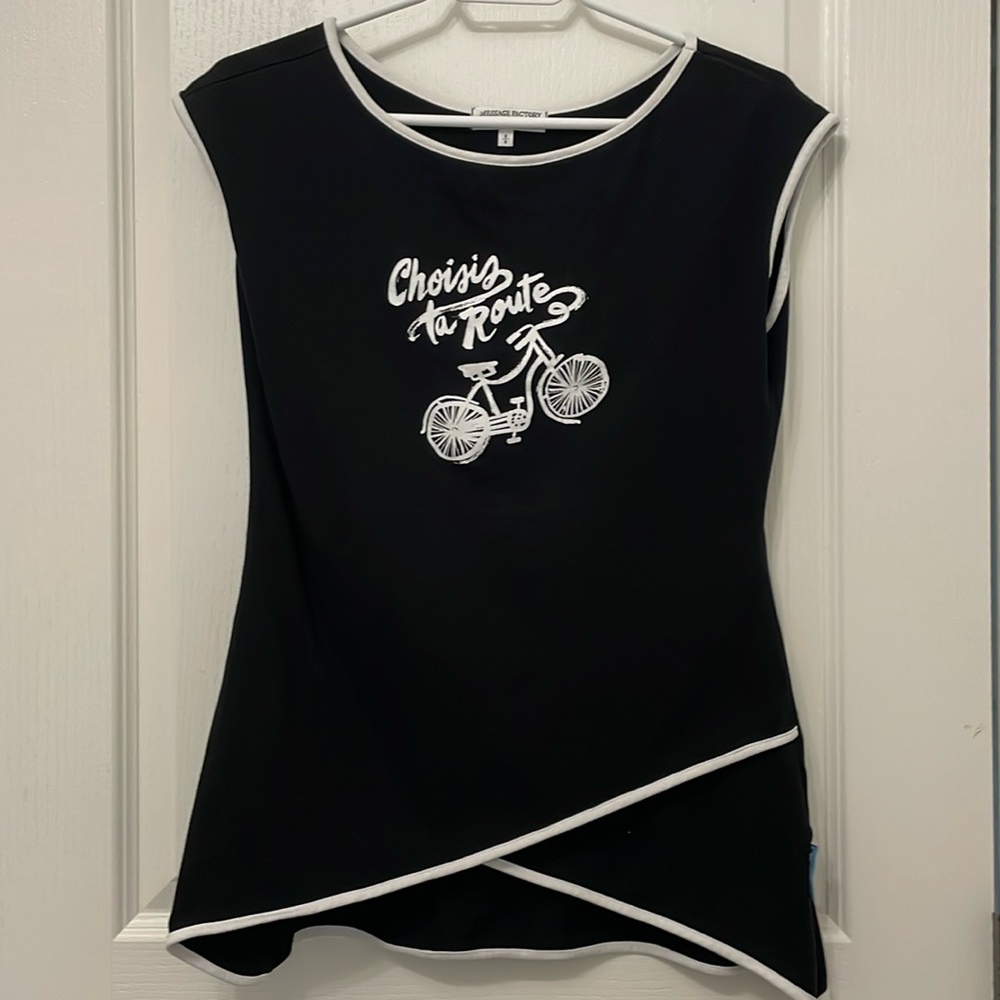 Women’s Black and White Shirt
